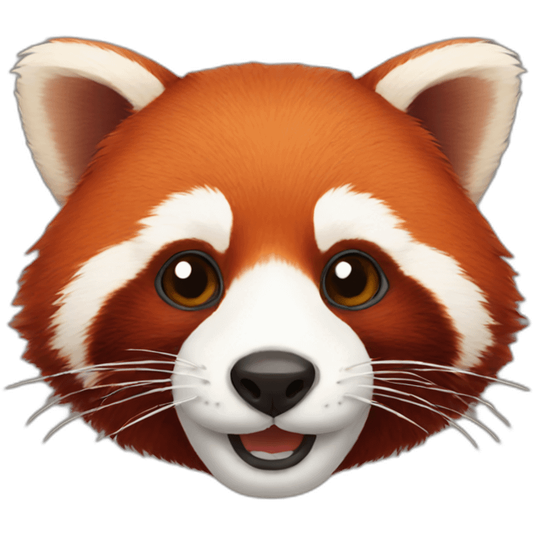 a red panda emoji