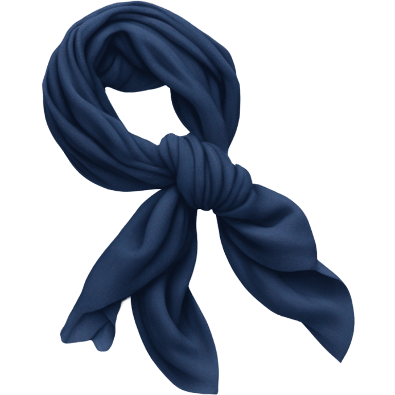 Navy scarf emoji