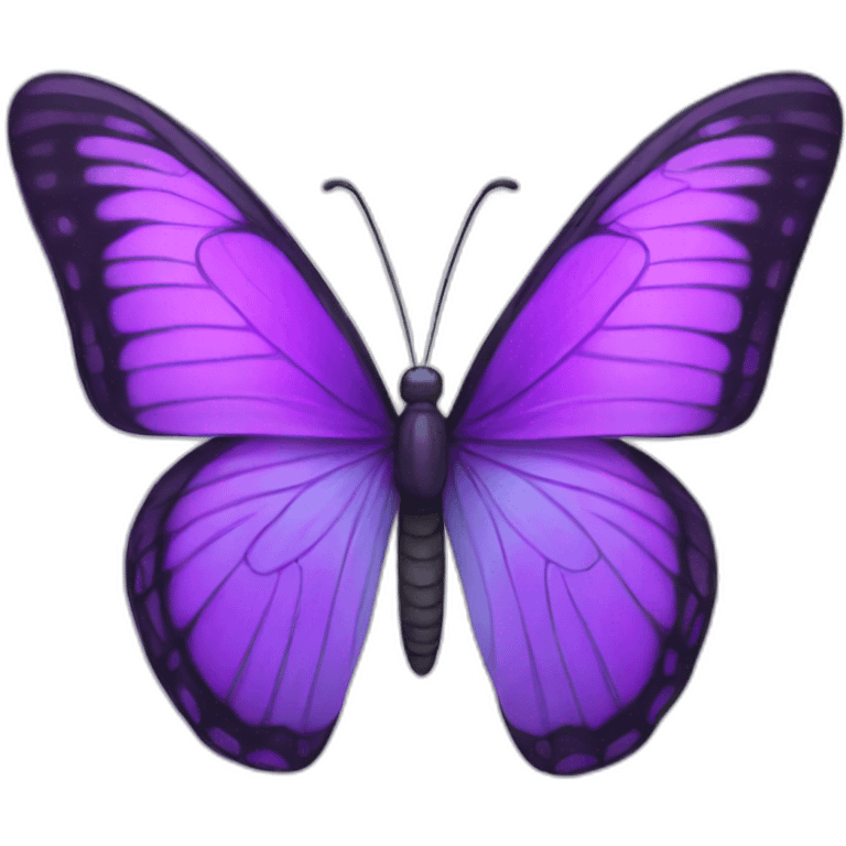 purple butterfly emoji