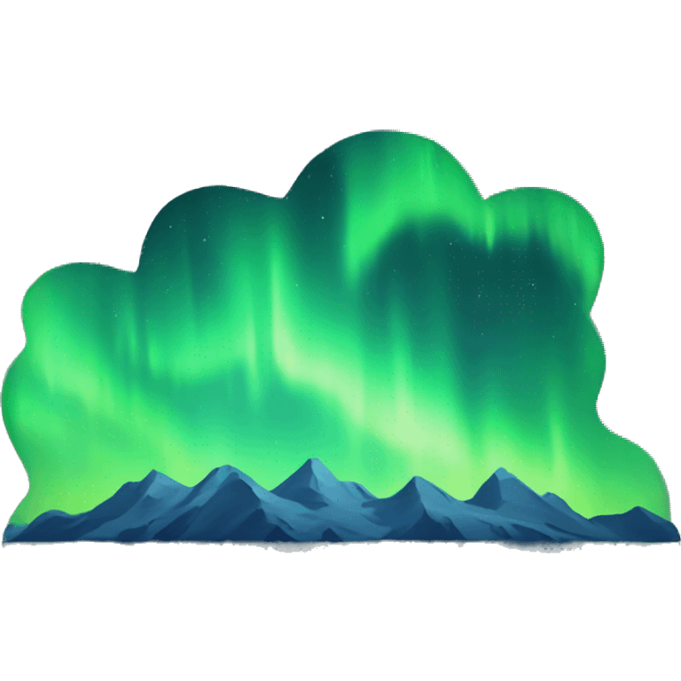 Northern lights emoji emoji