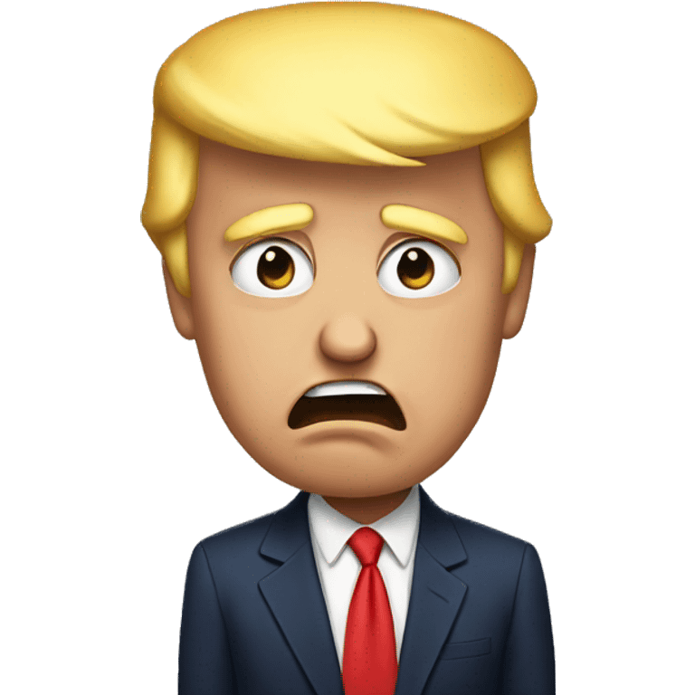 Trump crying emoji