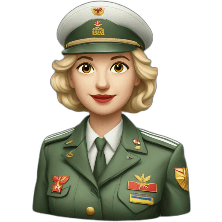 Soviet pilot liliya emoji