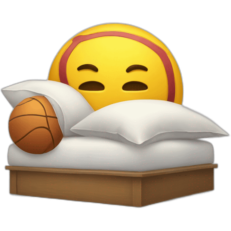 Tired ball emoji