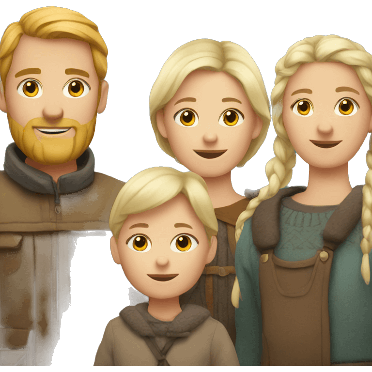 Nordic family emoji