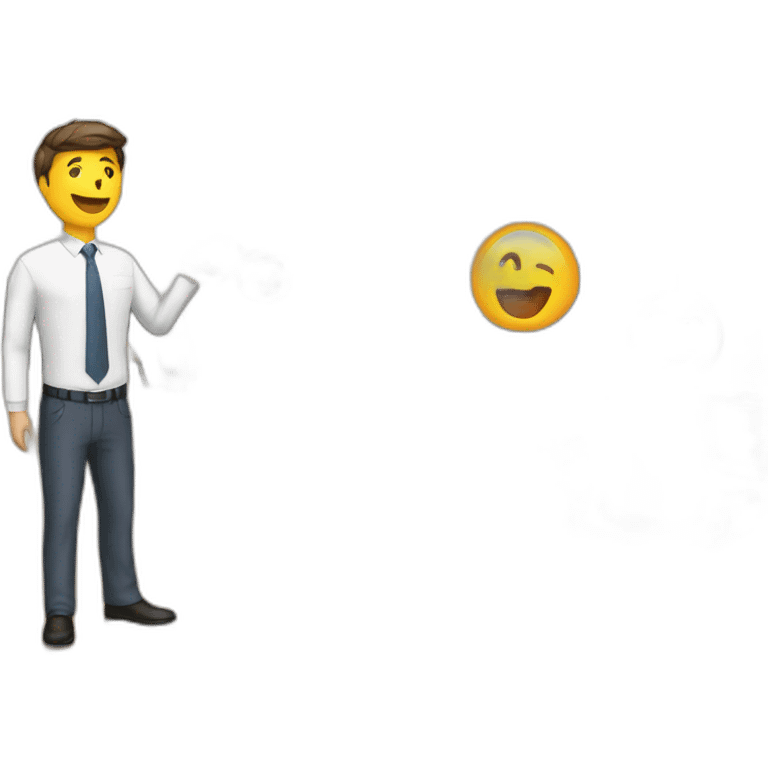 sales with presentation emoji