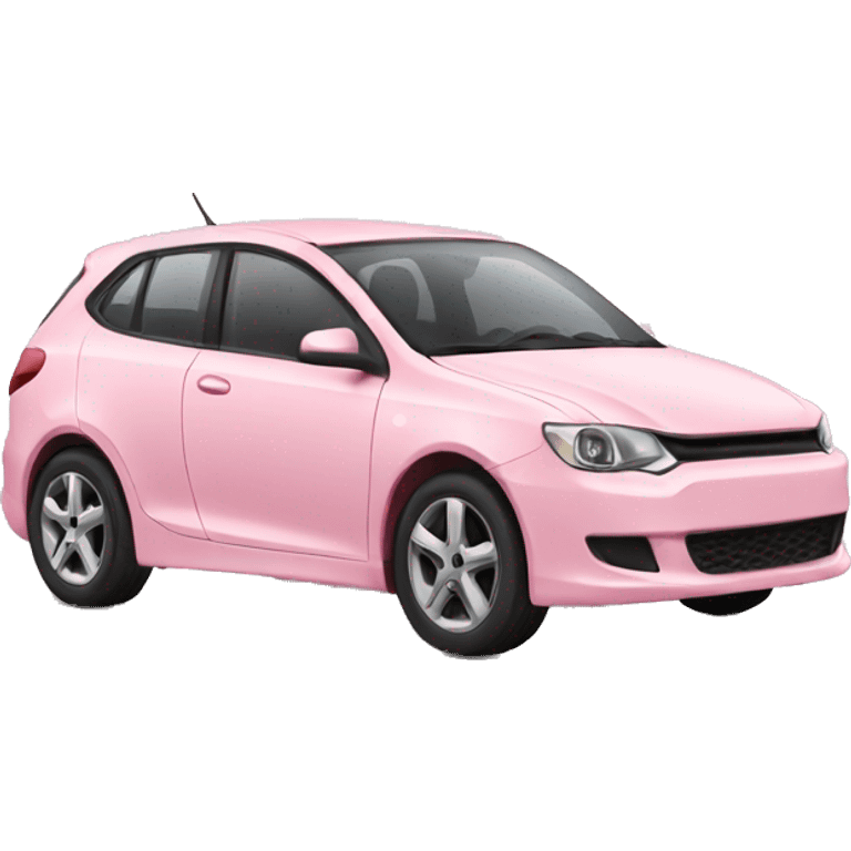 light pink car emoji