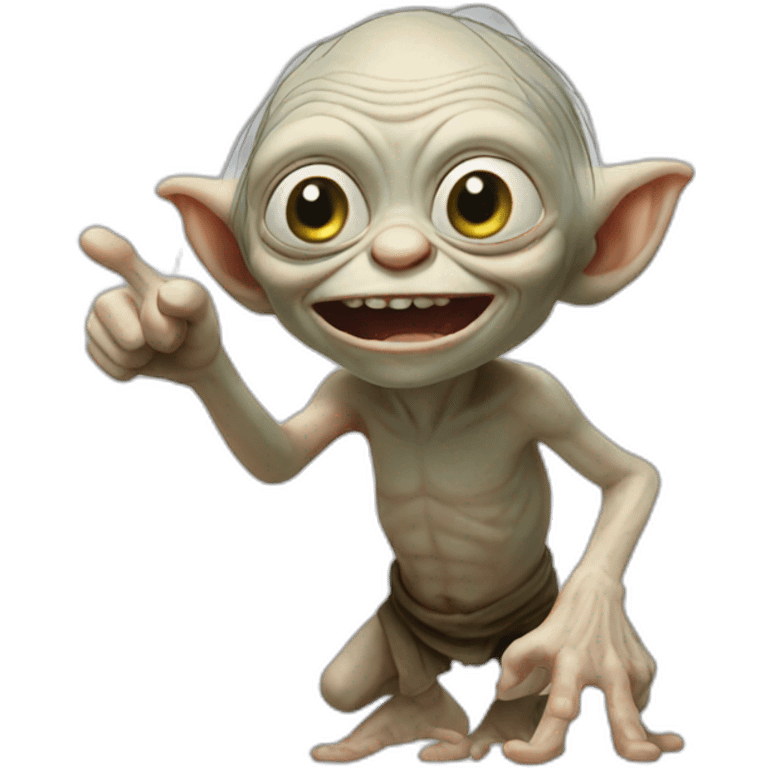 Gollum two thumbs up emoji