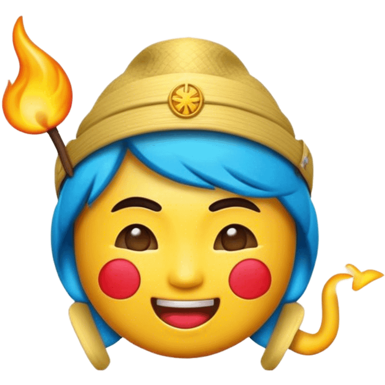 Cinematic Realistic V-pop Music Pop Culture Emoji, showcasing a modern, energetic representation of Vietnamese pop culture rendered with vivid textures and dynamic, colorful lighting. emoji