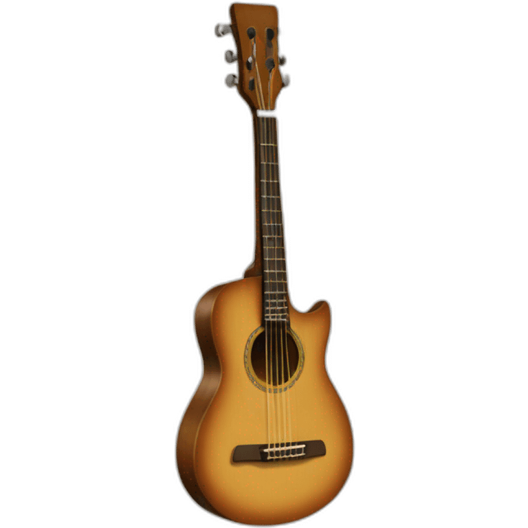 Erlandskian 3 String Guitar Instrument Ethnic emoji