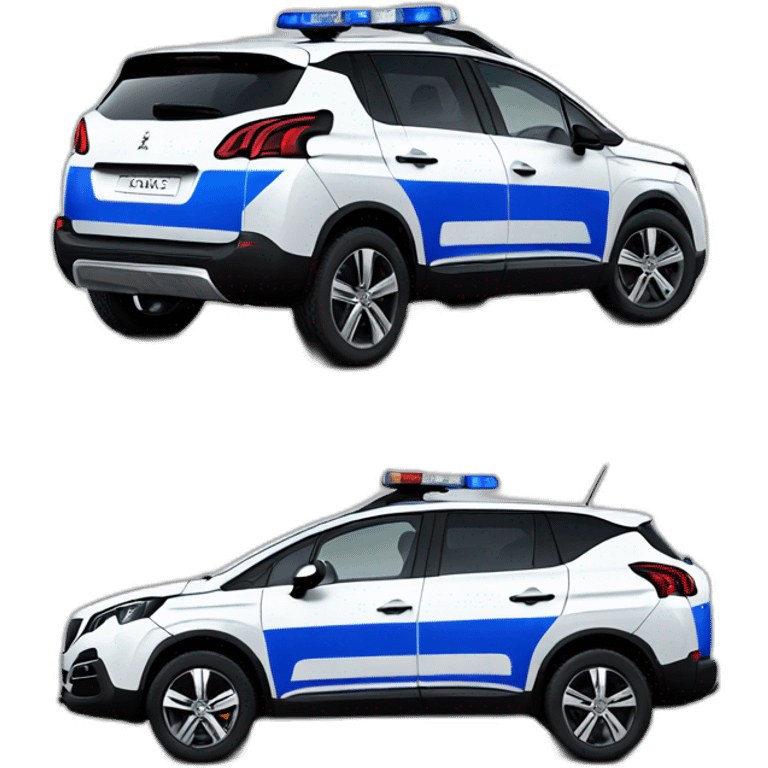 Peugeot 3008 police nationale  emoji