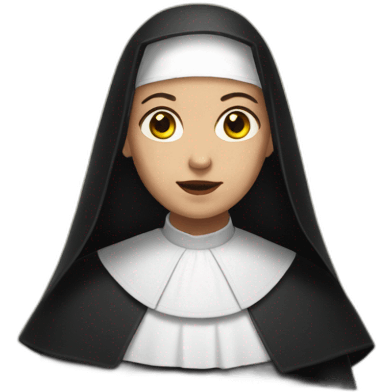 the nun emoji