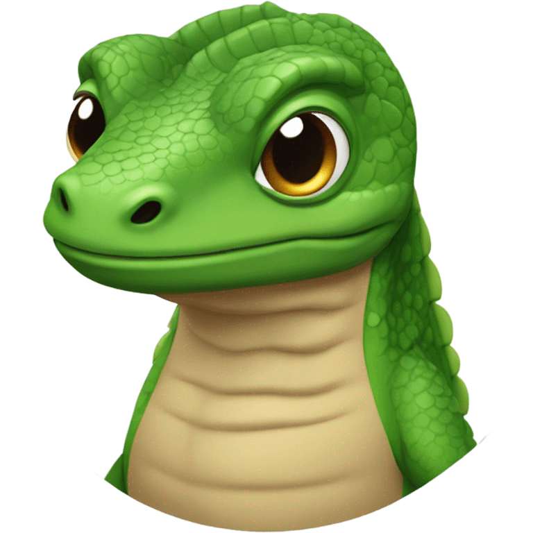 Lagarto con pelo largo liso emoji