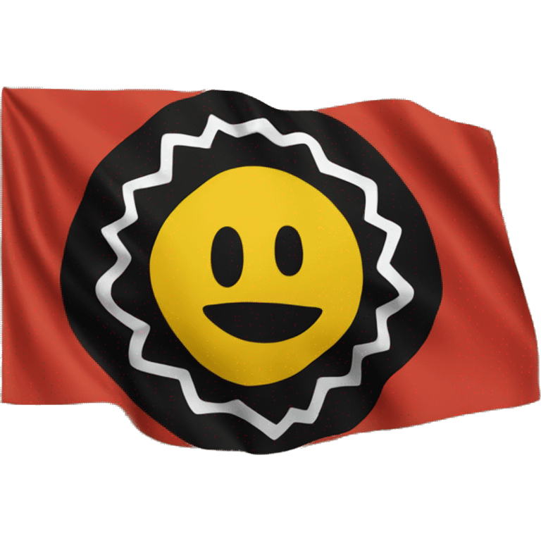 Aboriginal flag emoji