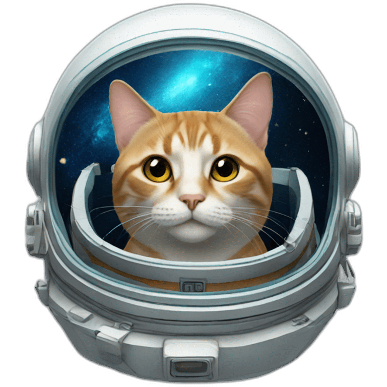 Cat in space emoji