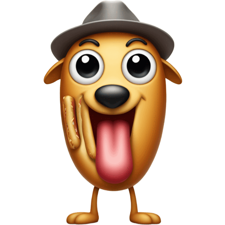 hotdog man emoji