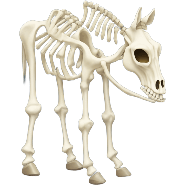 Horse skeleton emoji