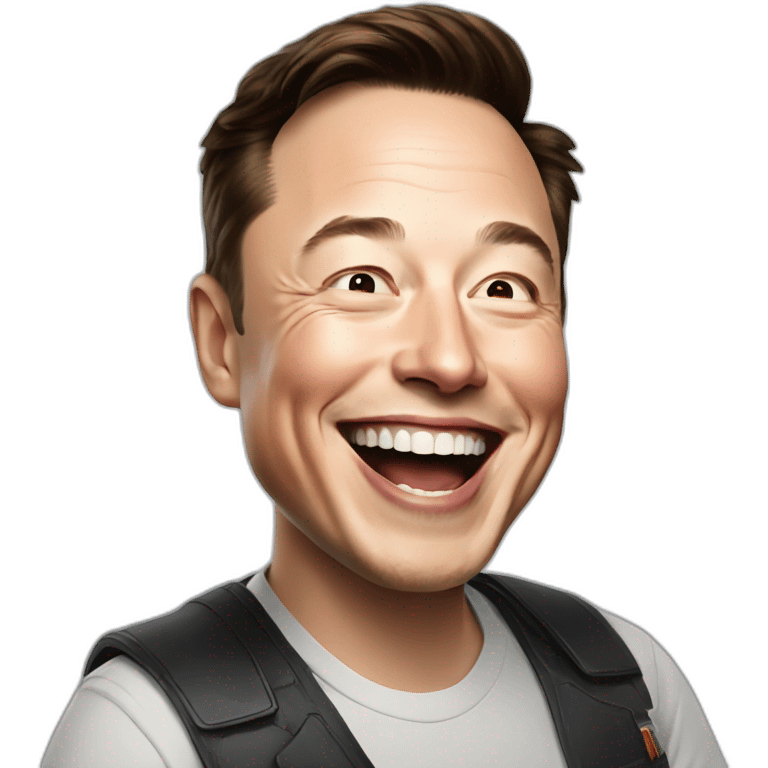 elon musk laughing emoji