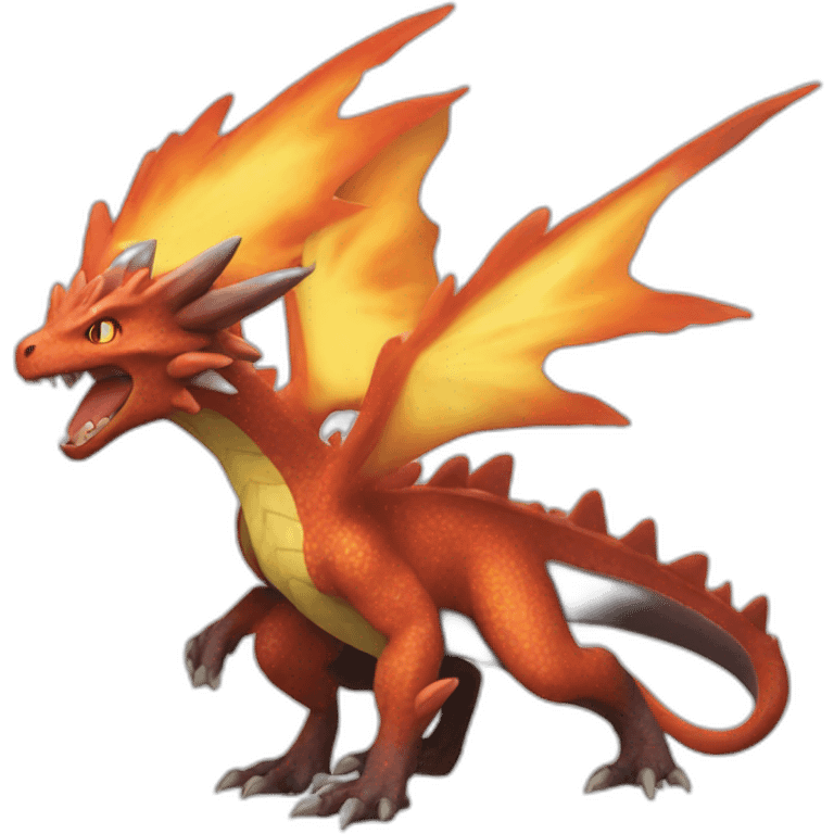 Dracaufeu pokemon emoji