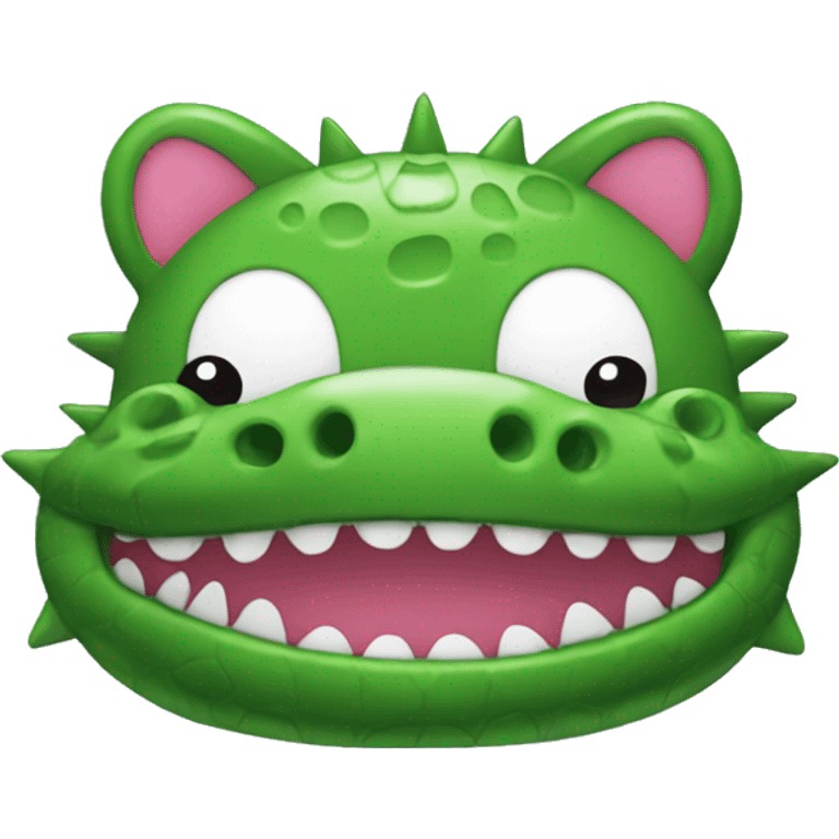 hello kitty as a crocodile emoji