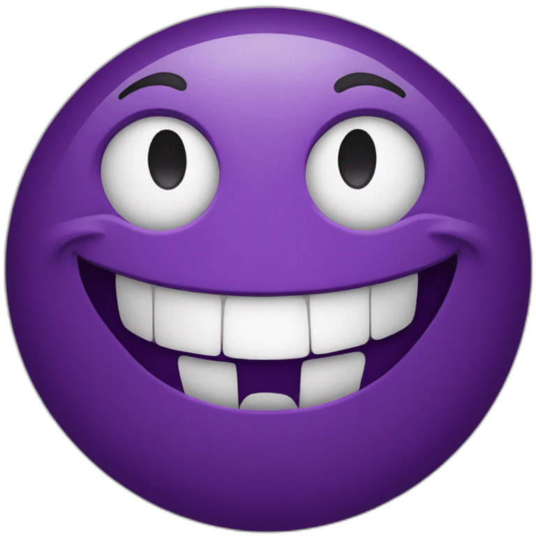 grimace fake smile emoji