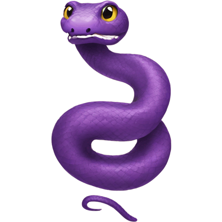 A snake wearing a tutu emoji