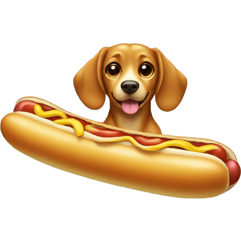 hot dog on a surfboard emoji