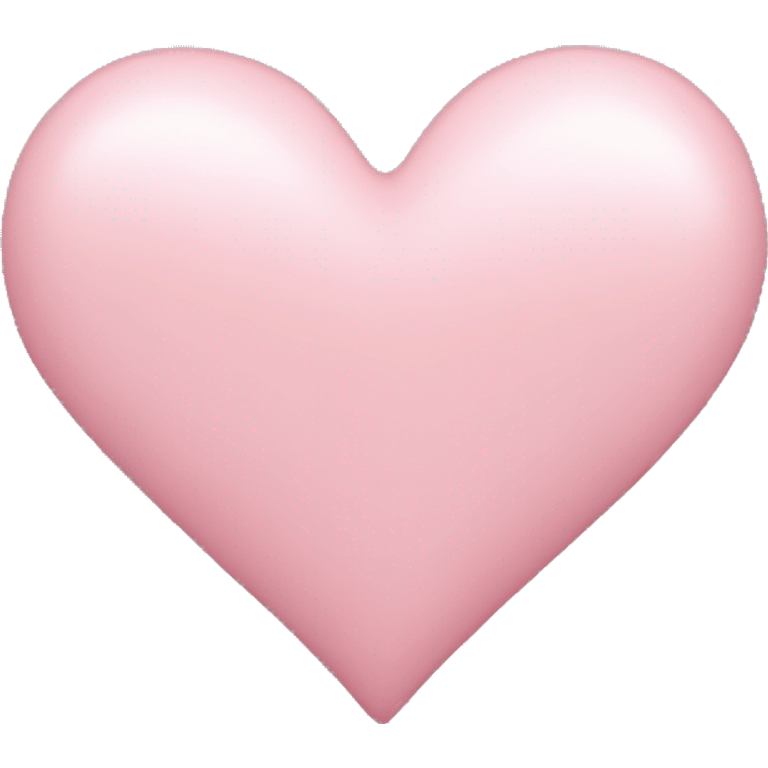 Light pink heart emoji