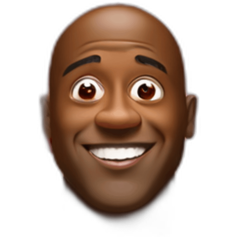 Ainsley Harriott hiding in some meat emoji