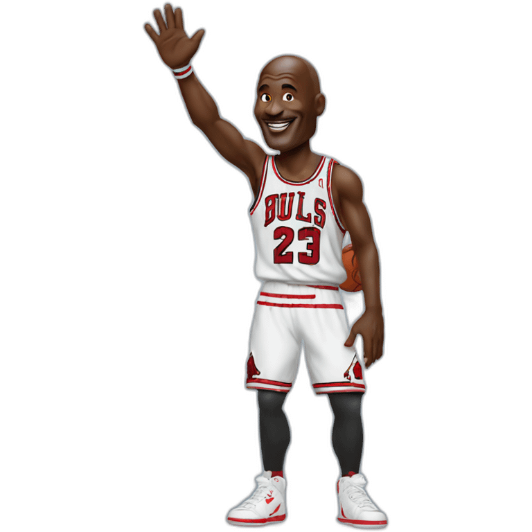 Michael jordan waving emoji