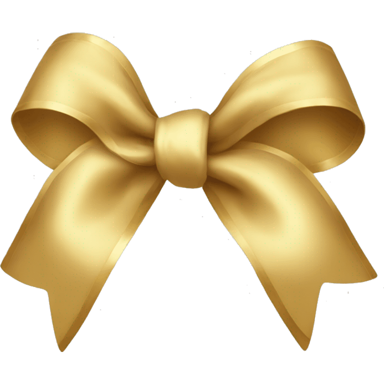 light gold bow emoji