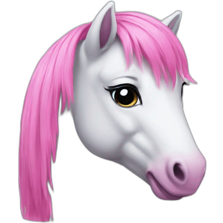 pink pony emoji