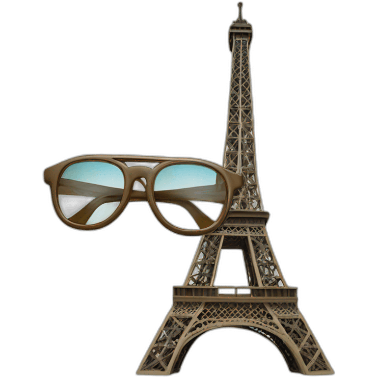 Tour Eiffel brille emoji