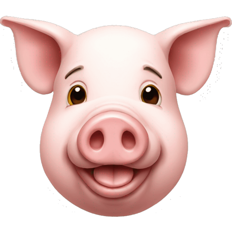 realistic pig emoji