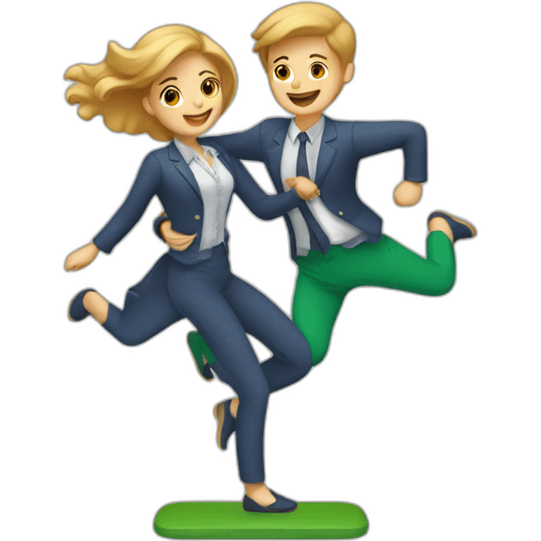 couple-playing-leapfrog-from-front emoji