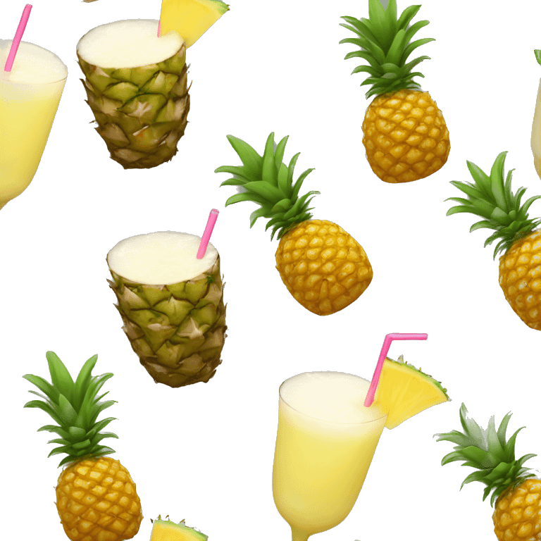  Piña colada emoji