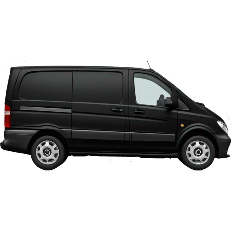 Black Mercedes Vito van emoji