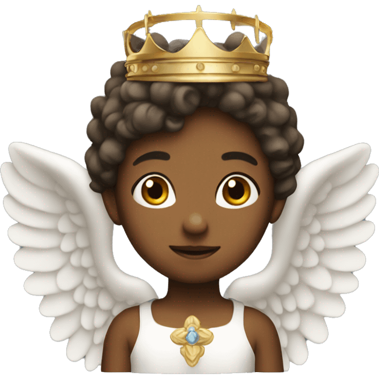 Angel with crown emoji