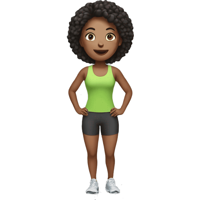 ACTIVE woman emoji