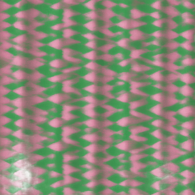 Make a gram pattern blanket pink and green emoji