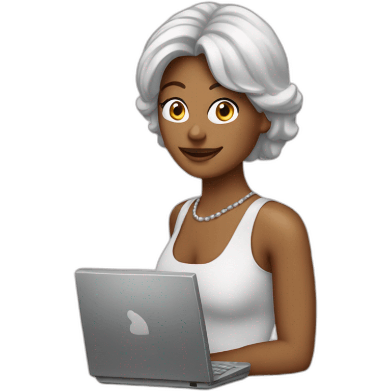 woman-earney-money-whit-computer emoji