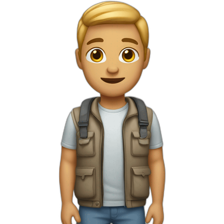 courier light-skinned emoji