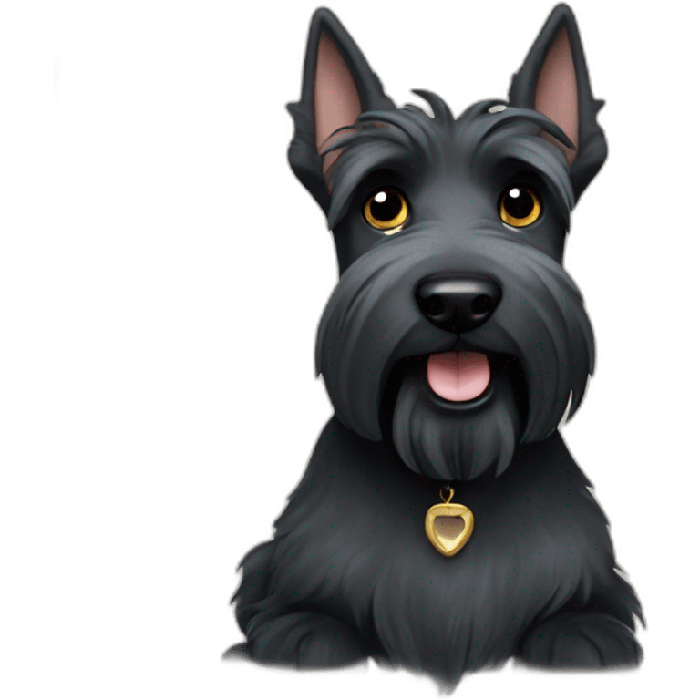 Scottish terrier pride emoji