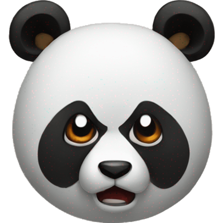 Panda angry  emoji