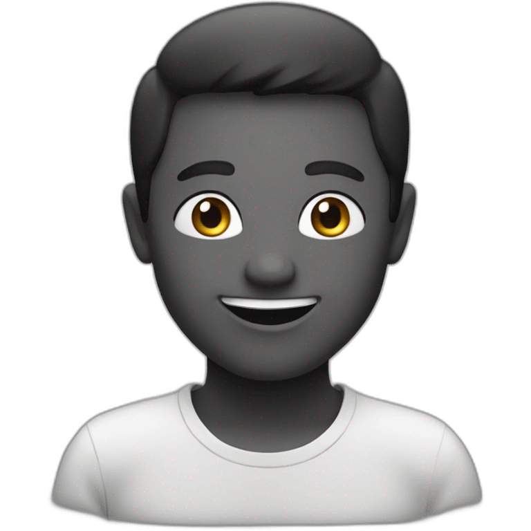 happy emoji black and white emoji