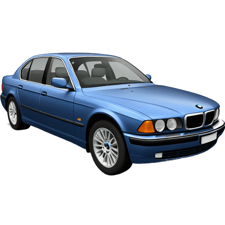 2000 BMW 740iL blue emoji