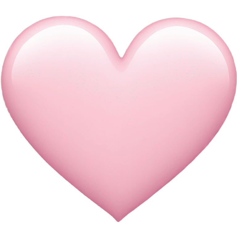 light pink heart emoji