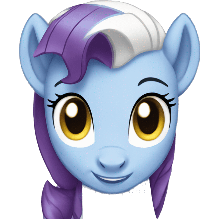 Rarity from my little pony emoji