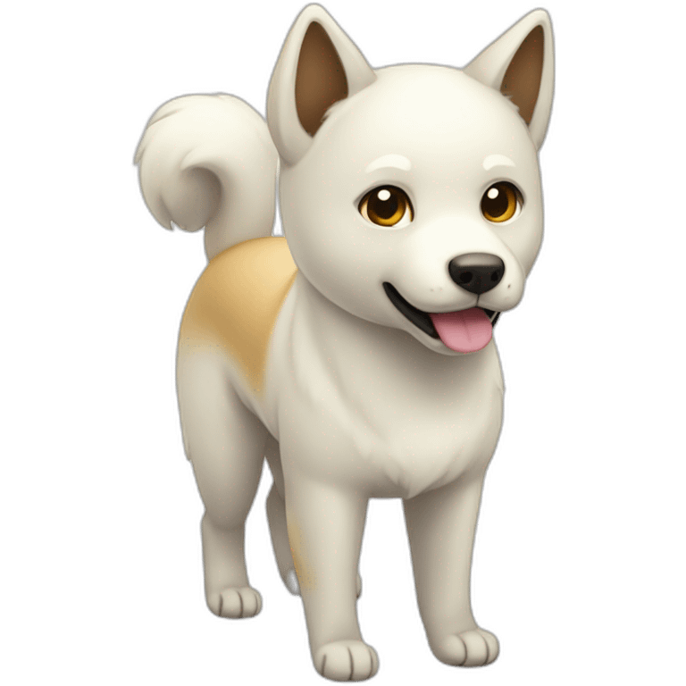 white inu full body emoji