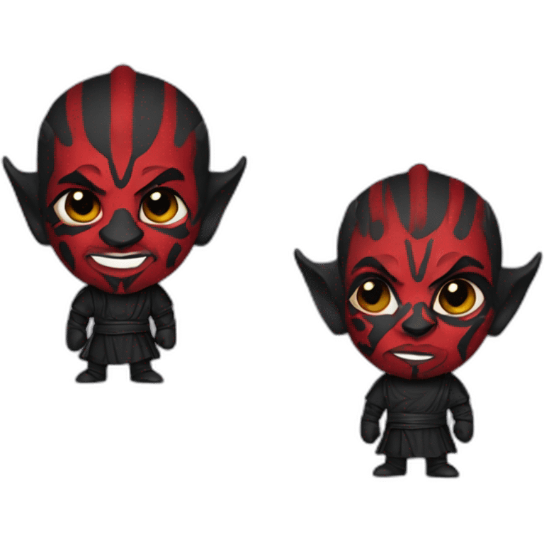 Darth Maul wears an LGBT T-shirt emoji