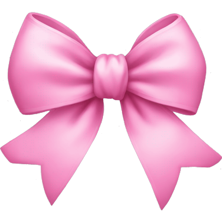 Cute pink bow emoji